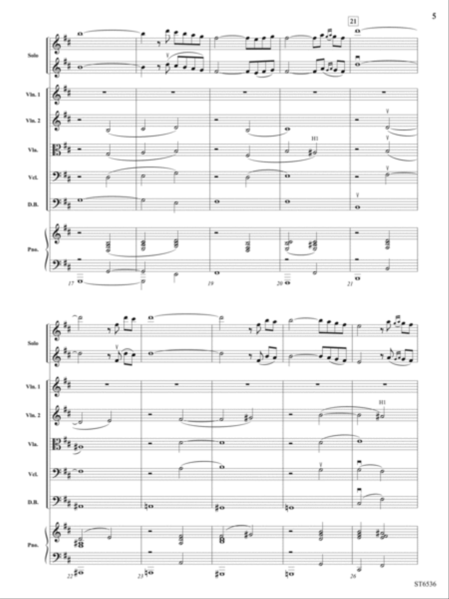 Air for Buenos Aires: Score String Orchestra scores gallery preview page 5