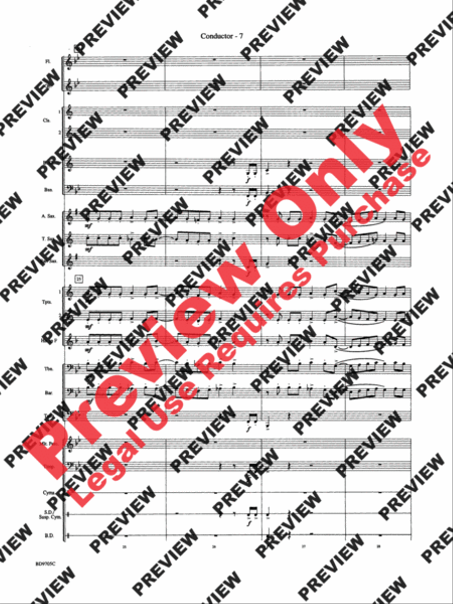 High Sierras High Sierras Concert Band scores gallery preview page 9