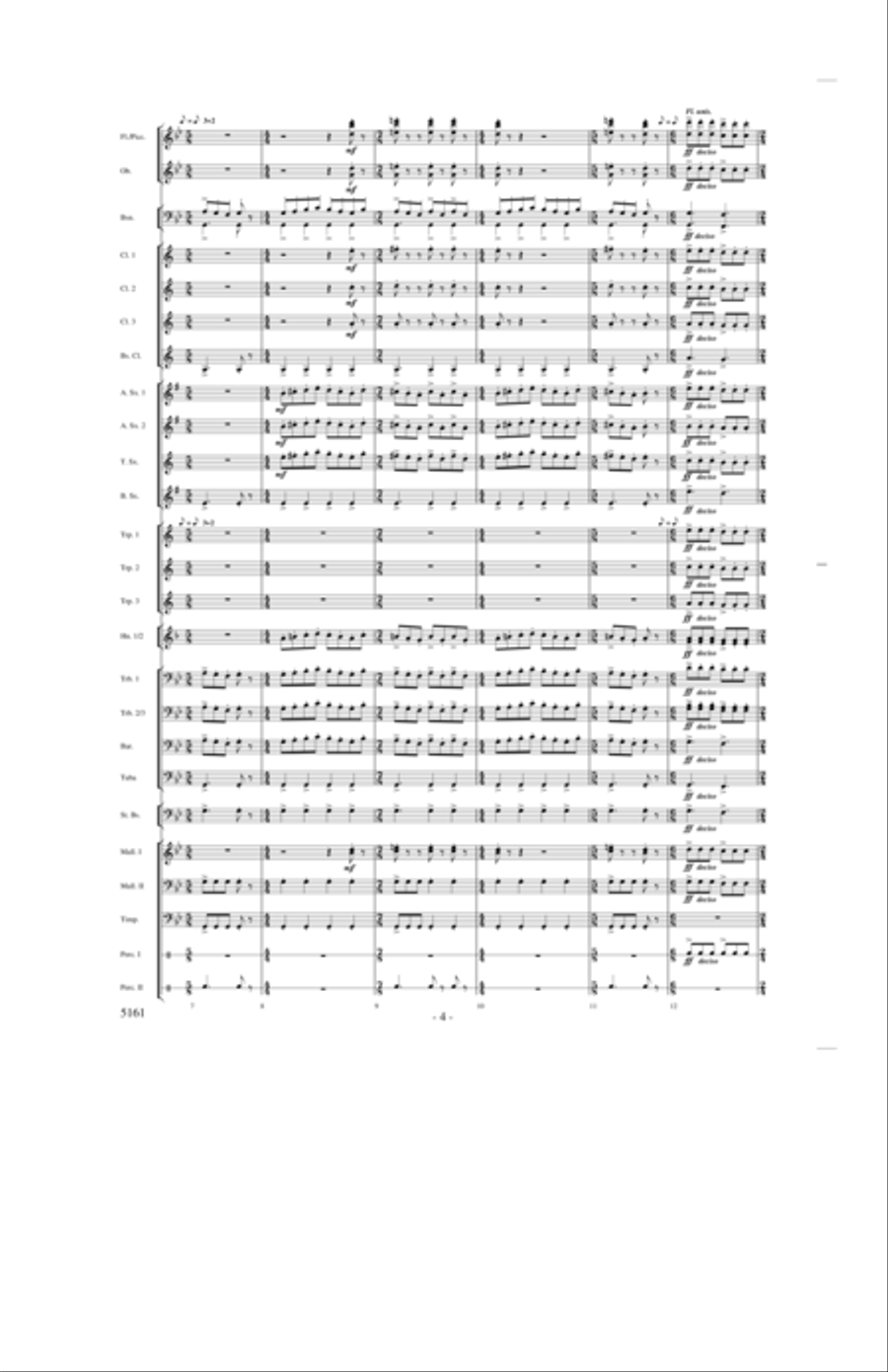 Into the Joy of Spring Concert Band scores gallery preview page 3