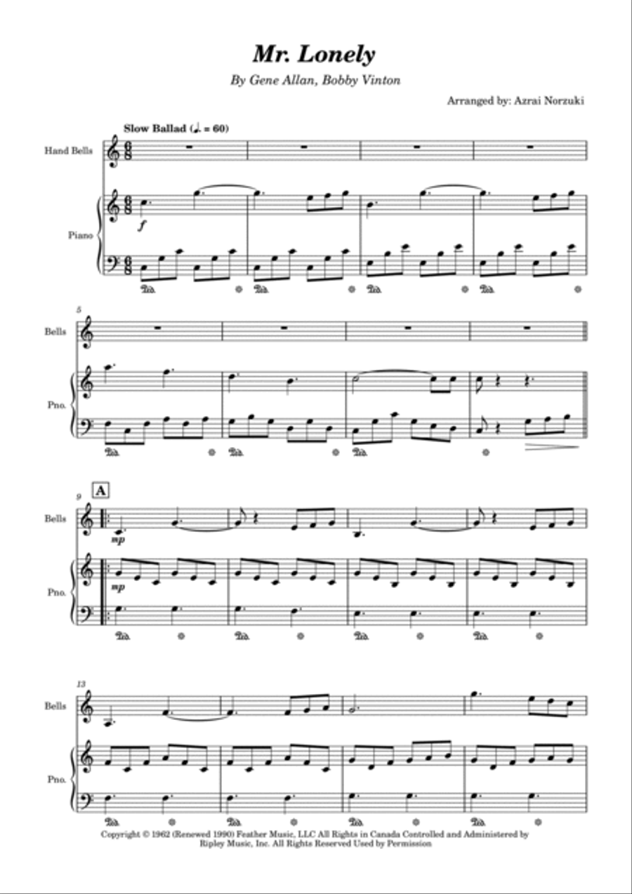 Mr. Lonely Mr. Lonely Chamber Music scores gallery preview page 3