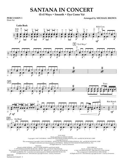Santana In Concert - Percussion 1
