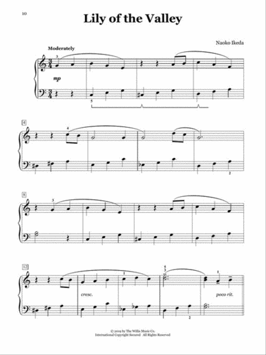 Bouquet of Color Easy Piano scores gallery preview page 5