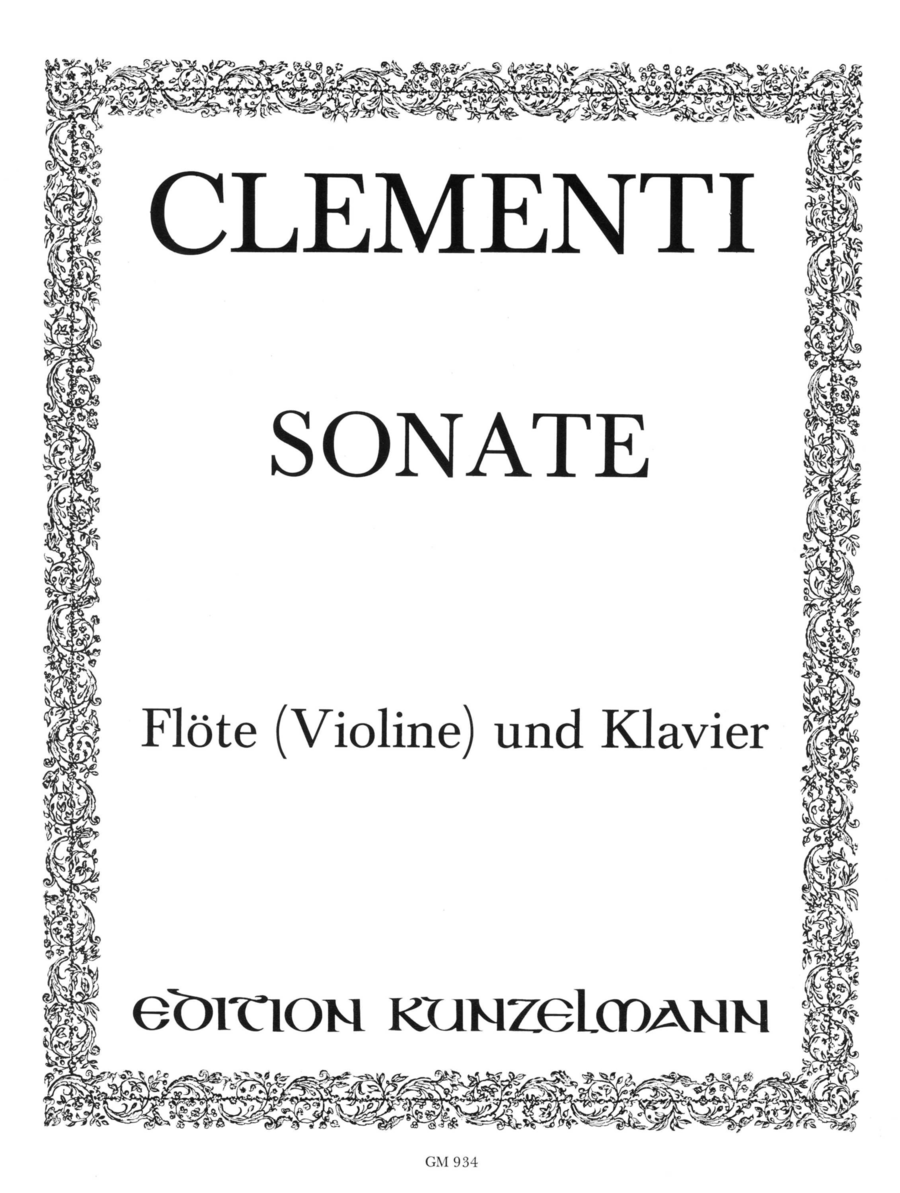 Sonata for flute Flute scores gallery preview page 1