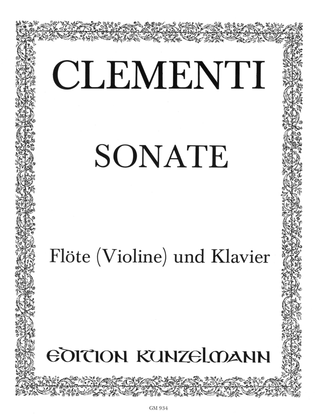 Book cover for Sonata for flute