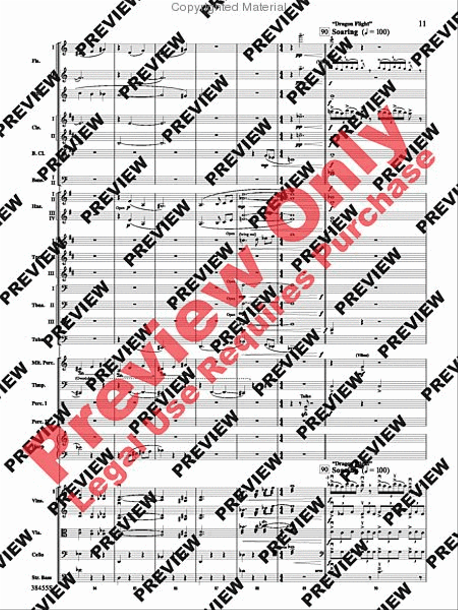 Harry Potter and the Deathly Hallows, Part 2, Suite from Full Orchestra scores gallery preview page 12