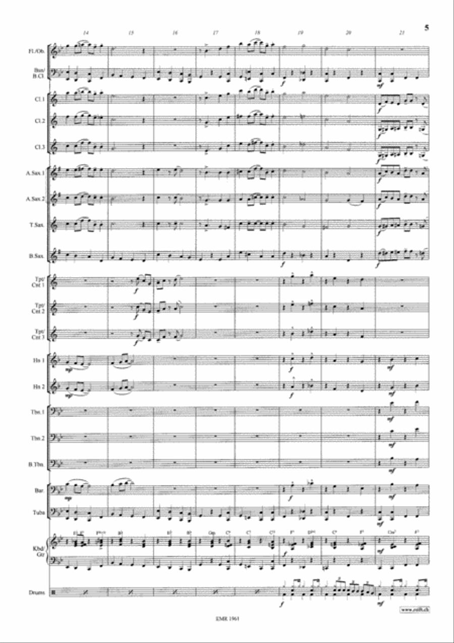 Fascinating Rhythm Fascinating Rhythm Concert Band scores gallery preview page 6