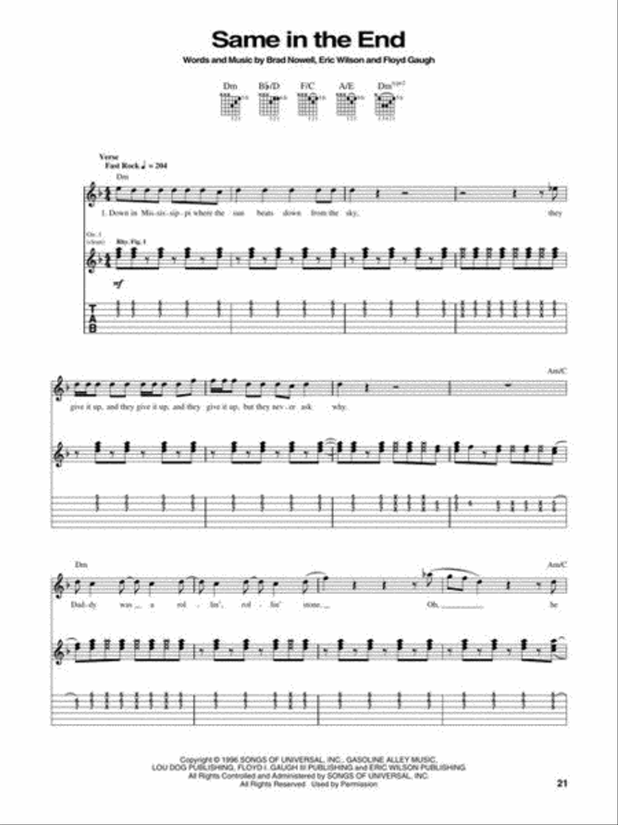 Sublime Electric Guitar scores gallery preview page 6