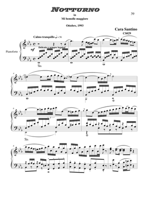Nocturne in E flat major for piano