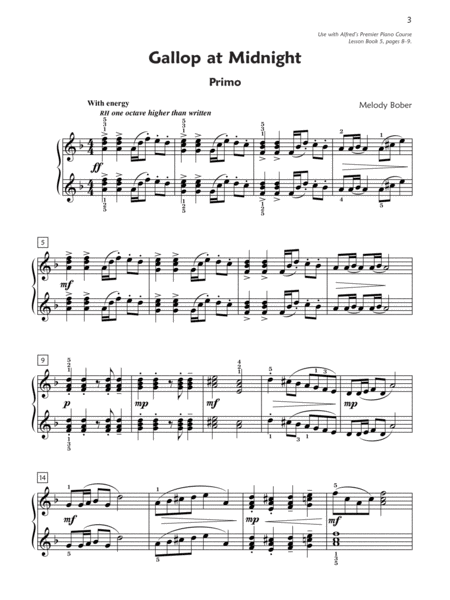 Premier Piano Course Duet, Book 5
