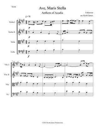 Ave Maris Stella (String Quartet)