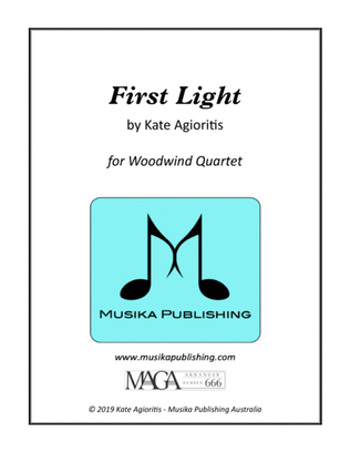 Book cover for First Light - Woodwind Quartet
