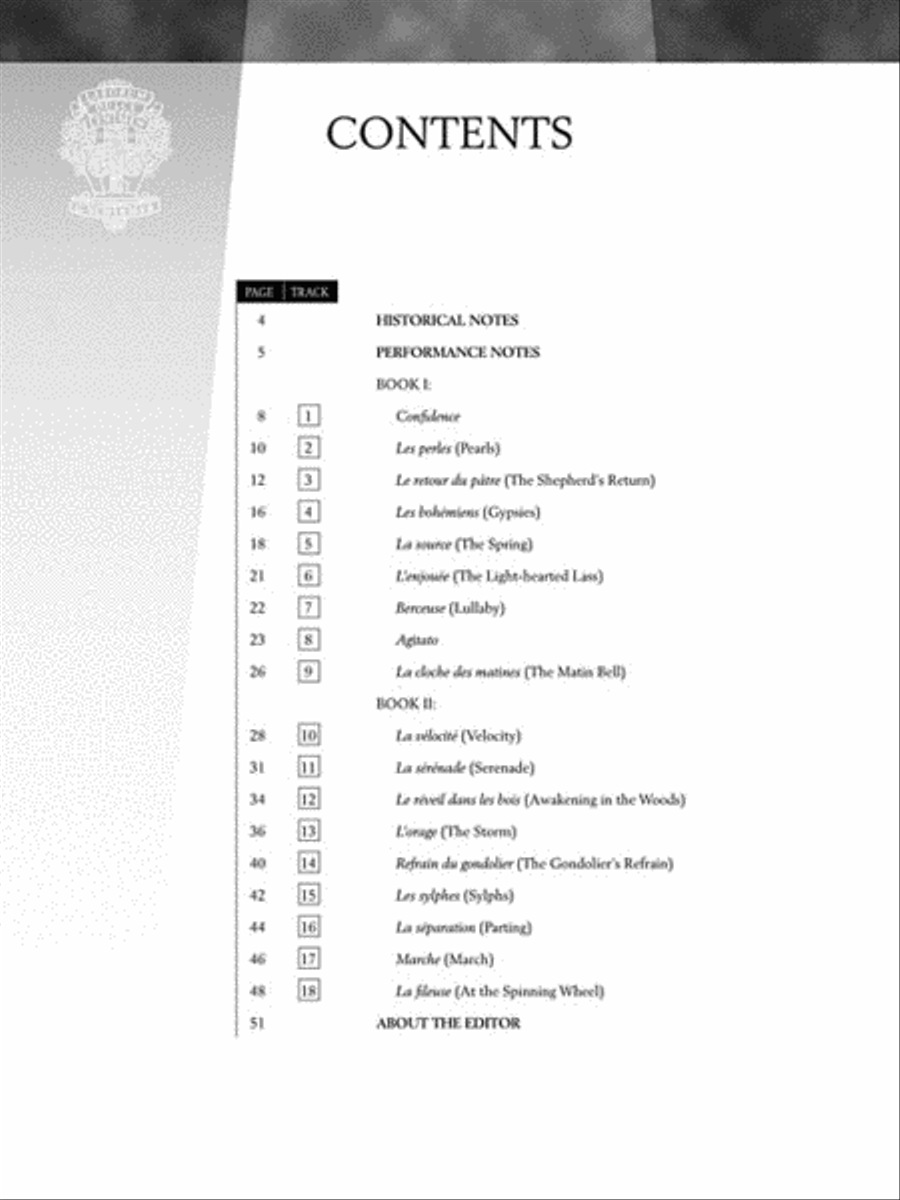 Johann Friedrich Burgmüller – 18 Characteristic Studies, Opus 109 Piano Method scores gallery preview page 2