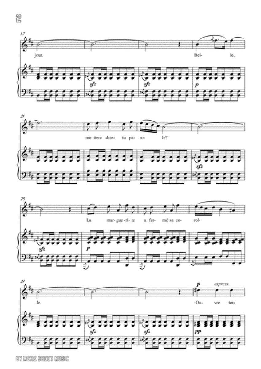 Bizet-Ouvre ton coeur in b minor,for voice and piano image number null