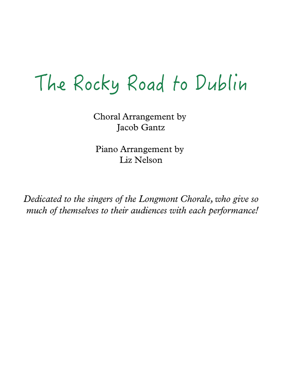 The Rocky Road To Dublin 4-Part scores gallery preview page 1