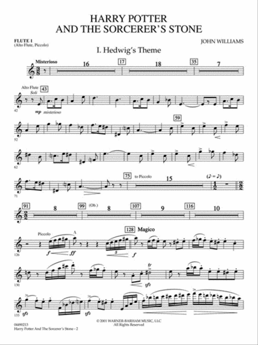 Harry Potter and the Sorcerer's Stone Full Orchestra scores gallery preview page 2