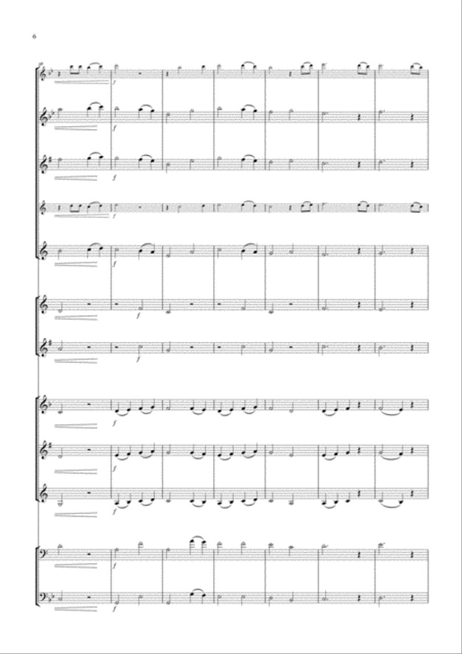 Autumn Hymn Concert Band scores gallery preview page 6