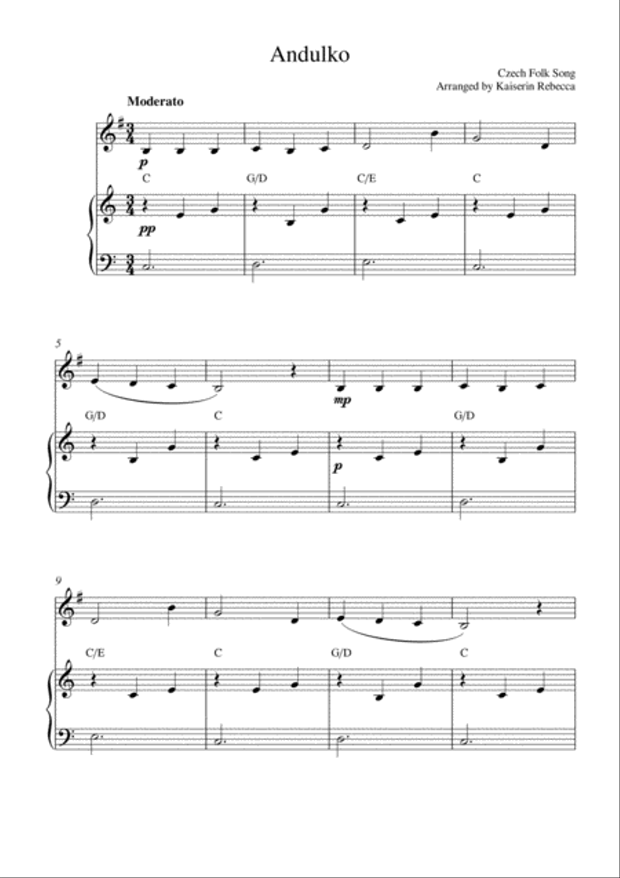 Andulko Andulko Horn scores gallery preview page 1