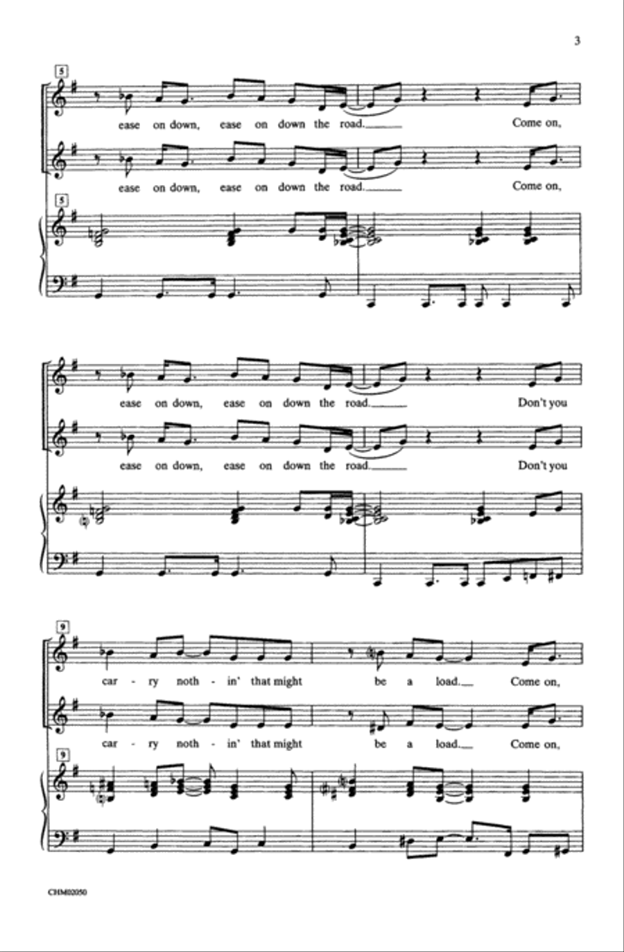 Ease on Down the Road 2-Part scores gallery preview page 3