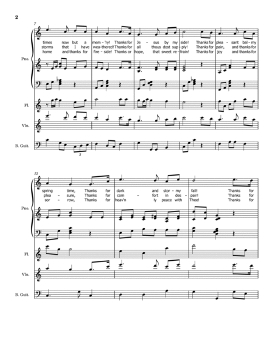 Thanksgiving 2023 A Cappella scores gallery preview page 2