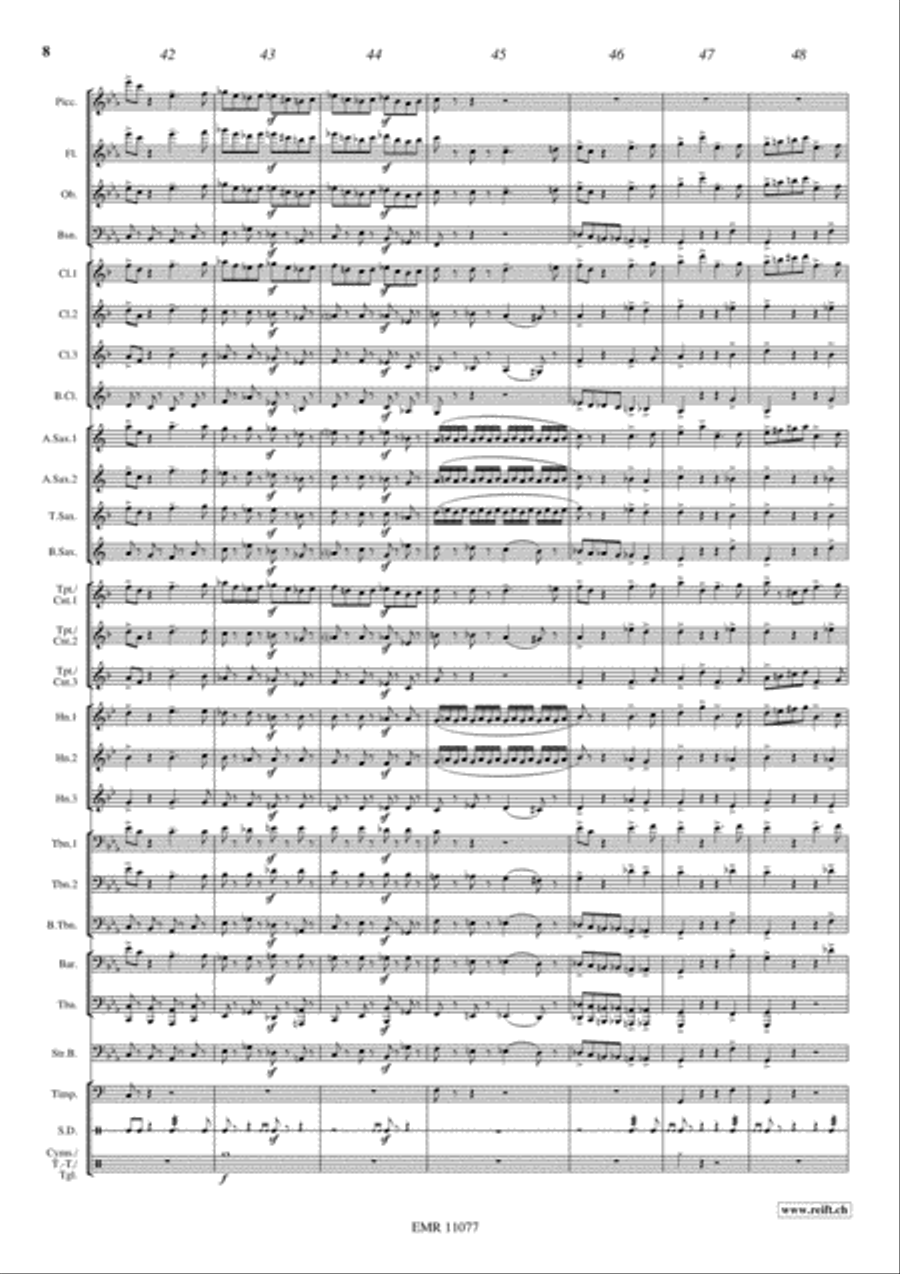 Epic March Concert Band scores gallery preview page 9