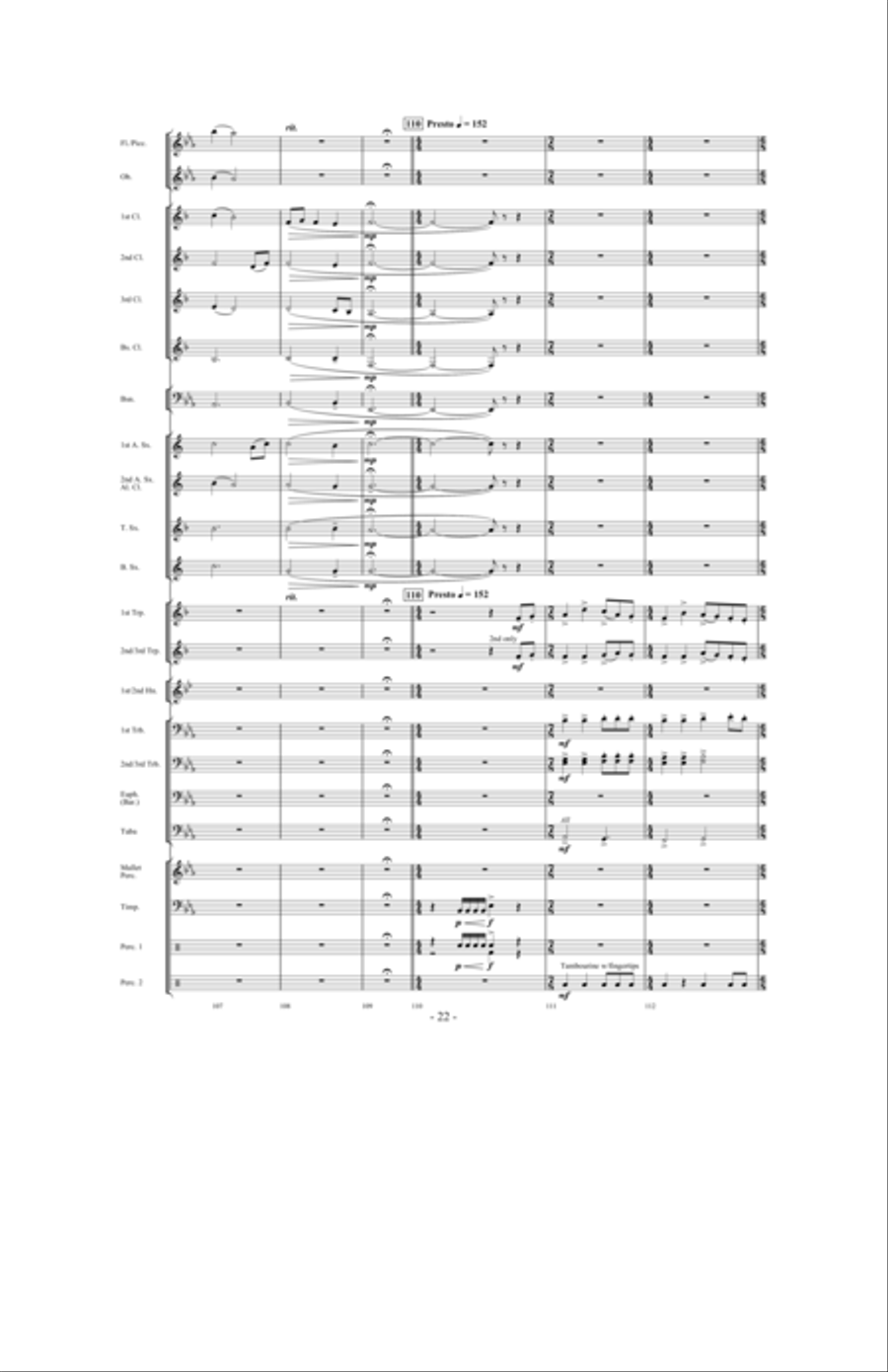 Forever Shining Concert Band scores gallery preview page 21