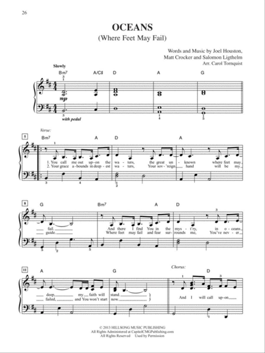 2016 Greatest Christian Hits Easy Piano scores gallery preview page 4