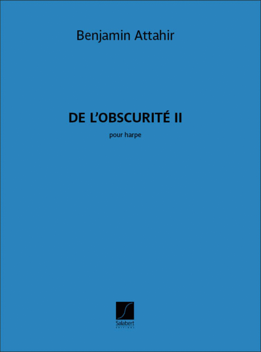 De l'obscurité II Harp scores gallery preview page 1