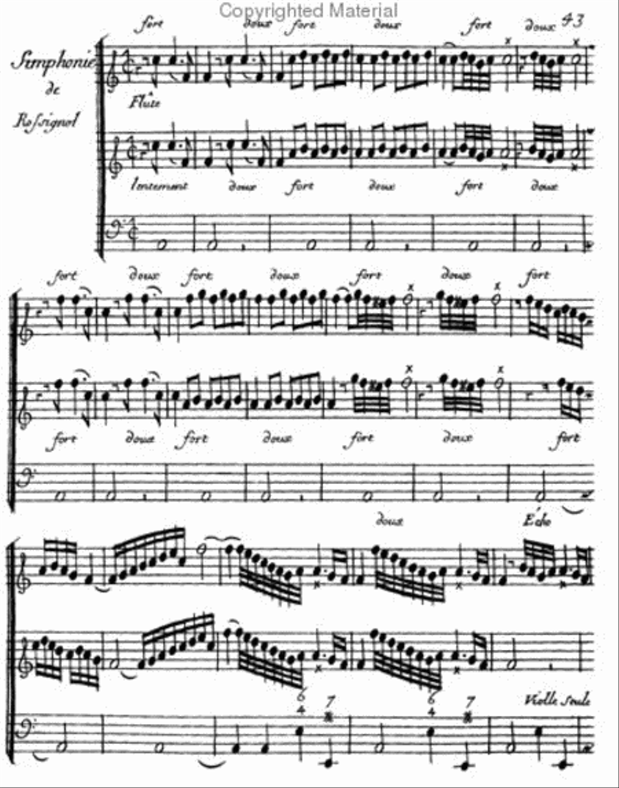 French Cantatas - Book III Flute scores gallery preview page 3