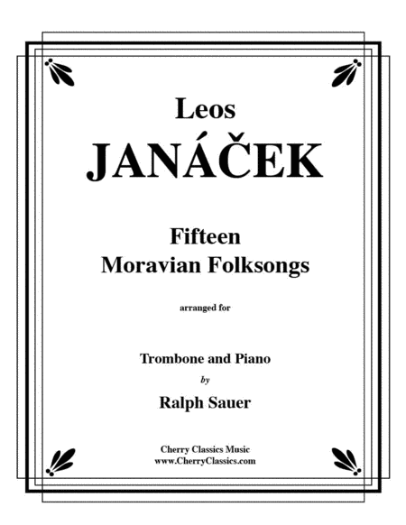 15 Moravian Folk Songs for Trombone and Piano