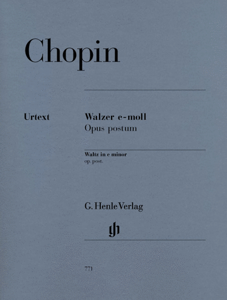 Frederic Chopin  : Waltz in e Minor, Op. post.