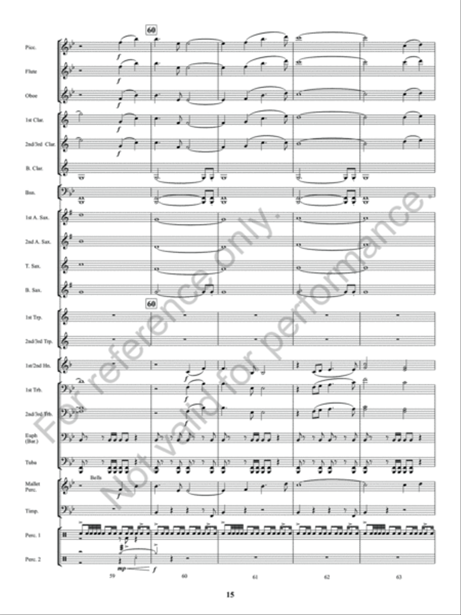 Sun Valley Flourish Concert Band scores gallery preview page 16