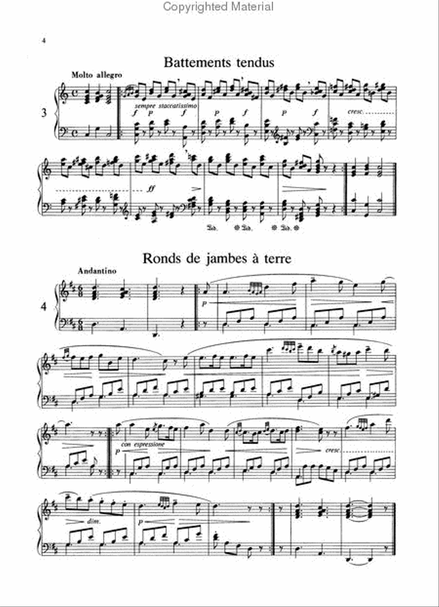 Ballet School Ballet School Piano Solo scores gallery preview page 3