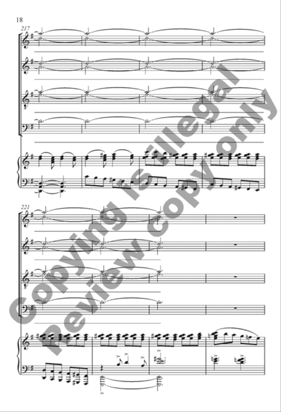 The Snow Lay On the Ground 4-Part scores gallery preview page 37