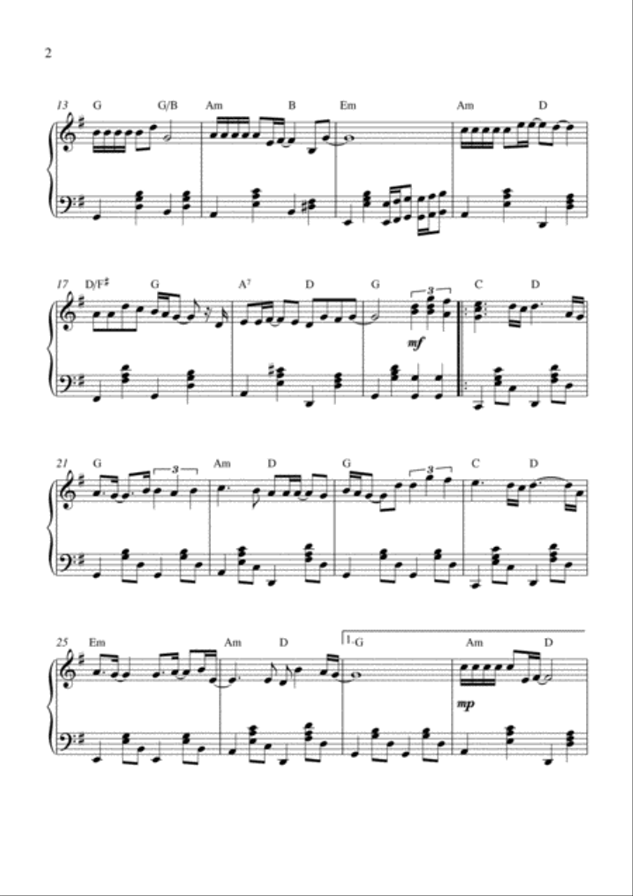 That's Why (you Go Away) Piano Solo scores gallery preview page 2