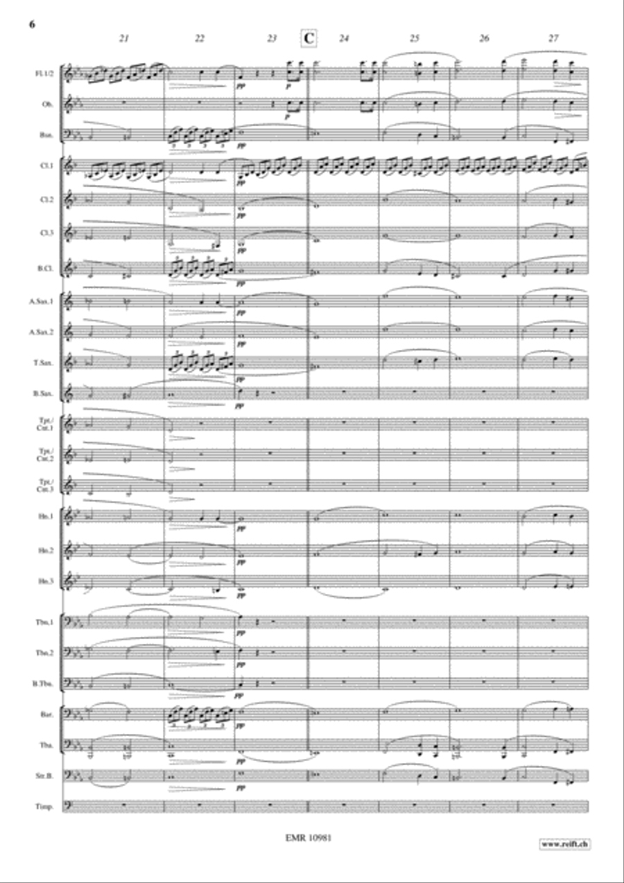 Moonlight Serenade Concert Band scores gallery preview page 7