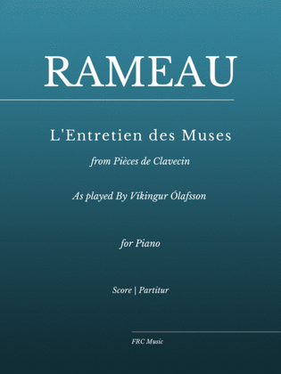 Book cover for L'Entretien des Muses (for Piano) As played By Víkingur Ólafsson