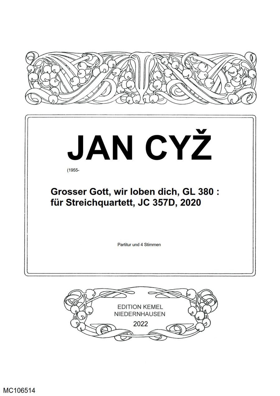 Grosser Gott, wir loben dich, GL 380
