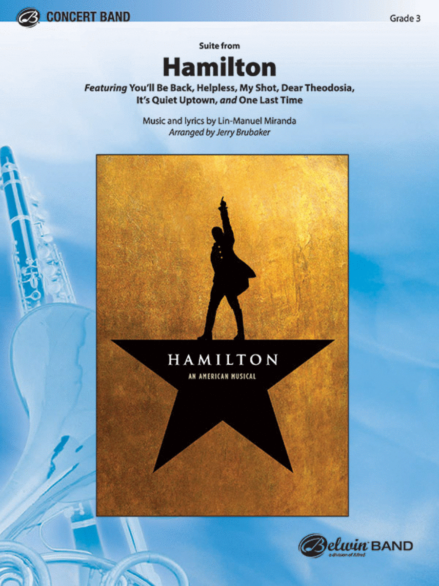 Hamilton, Suite from the Broadway Musical Concert Band scores gallery preview page 1