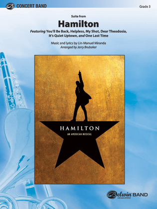 Book cover for Hamilton, Suite from the Broadway Musical