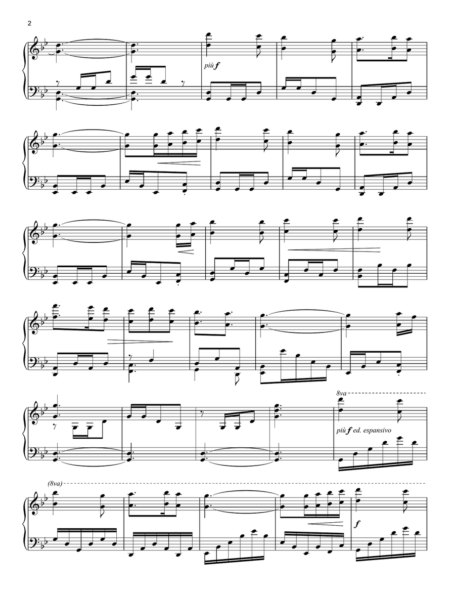 We Three Kings Of Orient Are Piano Solo scores gallery preview page 2