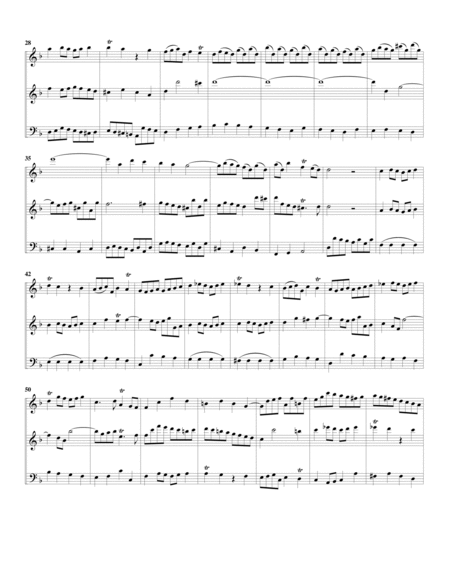 3 Movements from Sonata, BWV 1014 (arranged for 3 recorders (AAB))