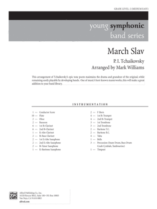 Book cover for March Slav: Score