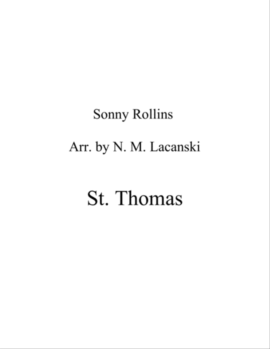 St. Thomas Viola scores gallery preview page 1