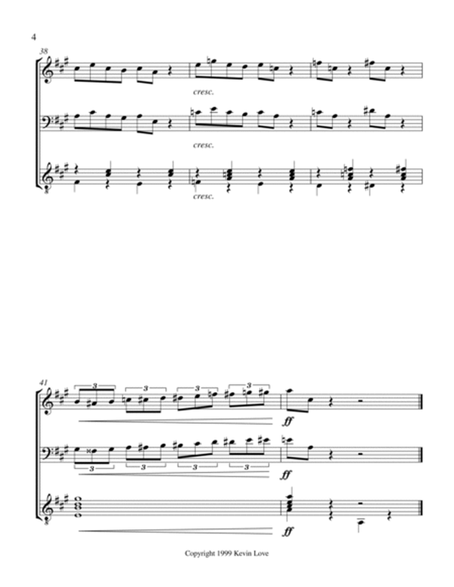 Three Entertainments for Flute, Cello and Guitar - Top Hat - Score and Parts image number null