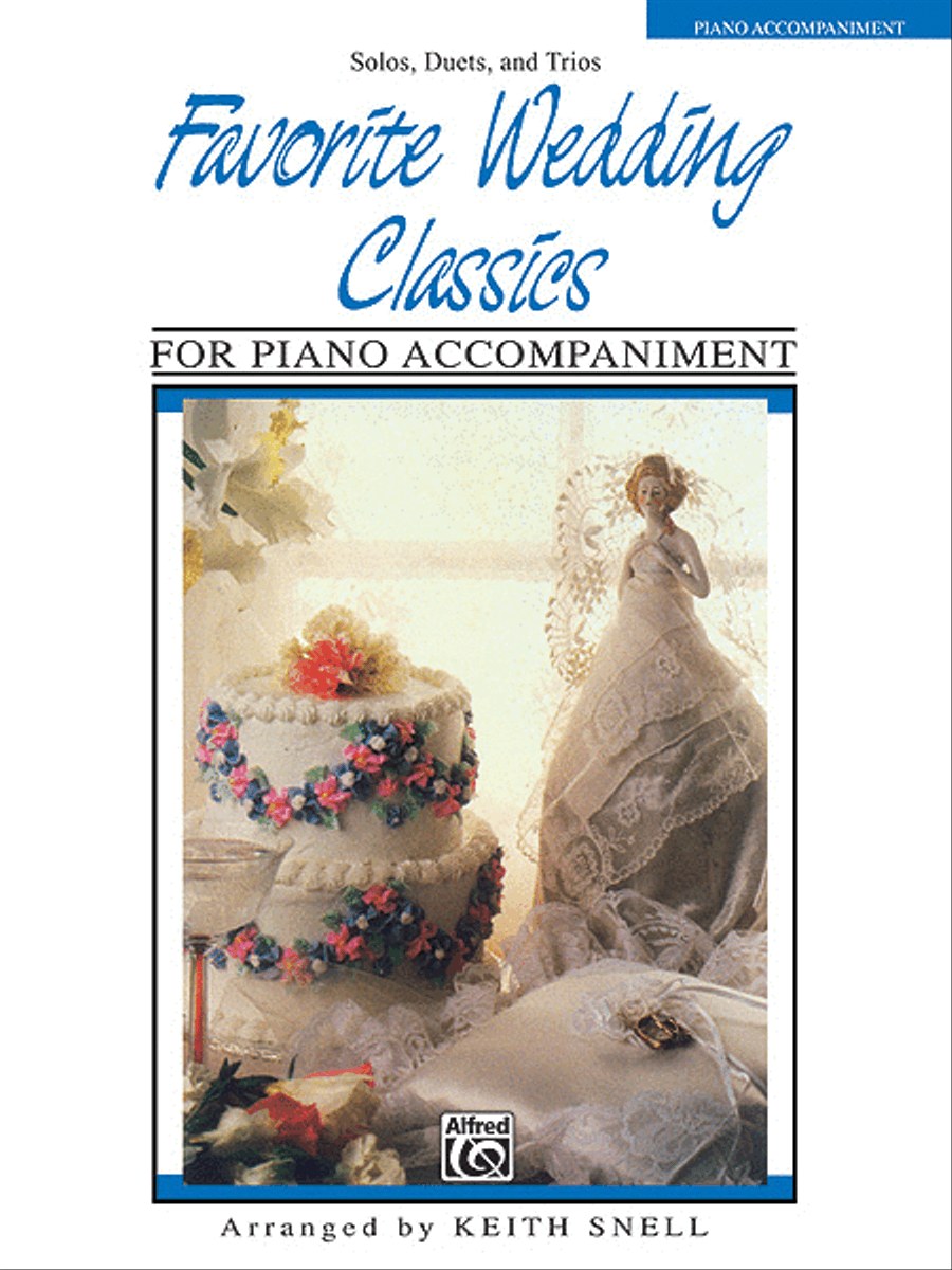 Favorite Wedding Classics - Piano Accompaniment Part Piano Accompaniment scores gallery preview page 1