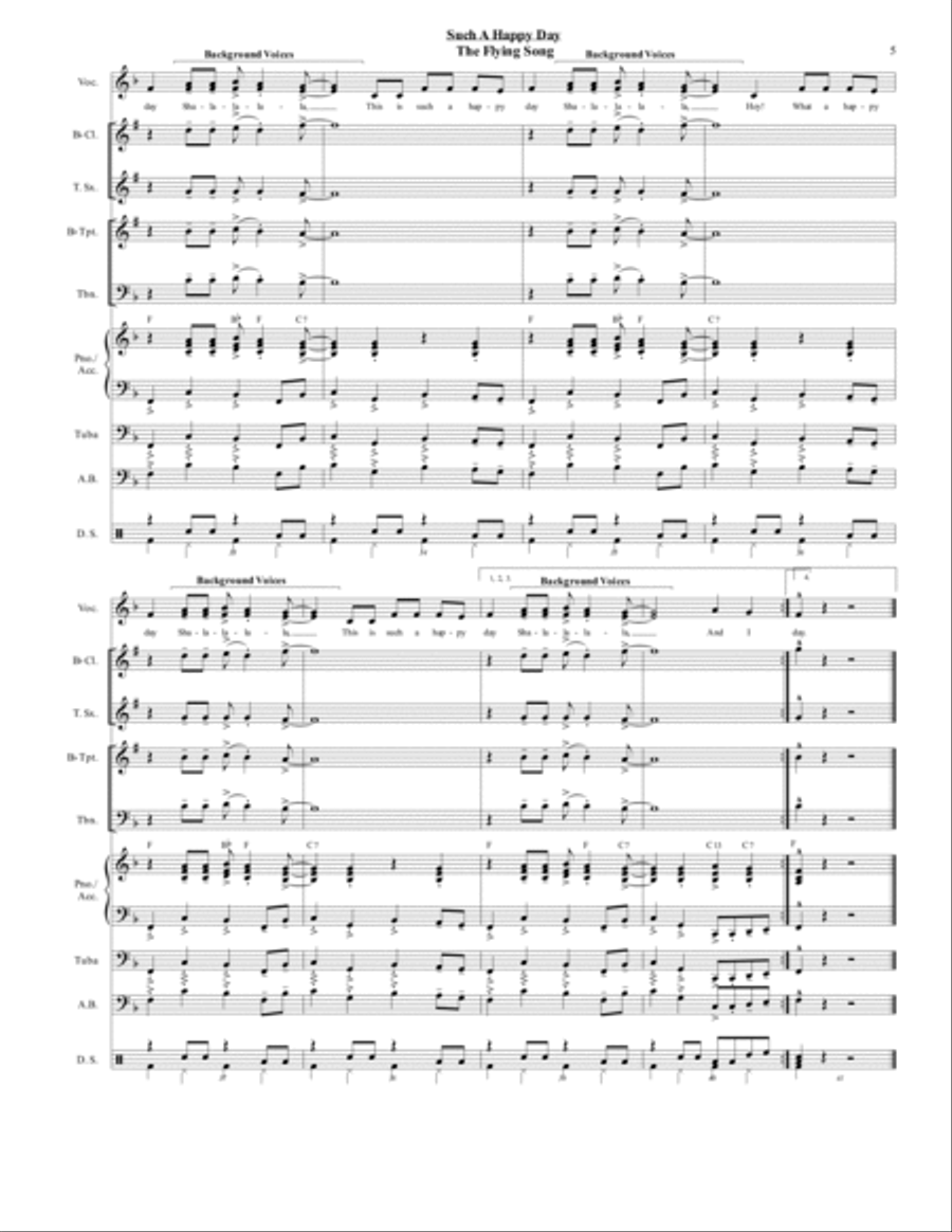 So Ein Schoener Tag Large Ensemble scores gallery preview page 6