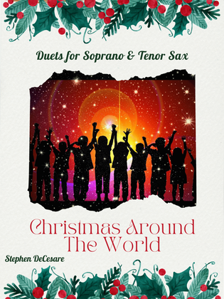 Book cover for Christmas Around The World (Duet for Soprano and Tenor Saxophone)