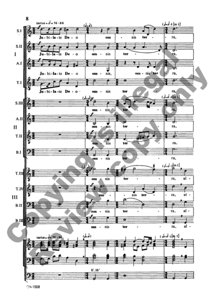 Plaudite (Choral Score)