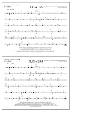Flowers (arr. Tom Wallace) - Cymbals