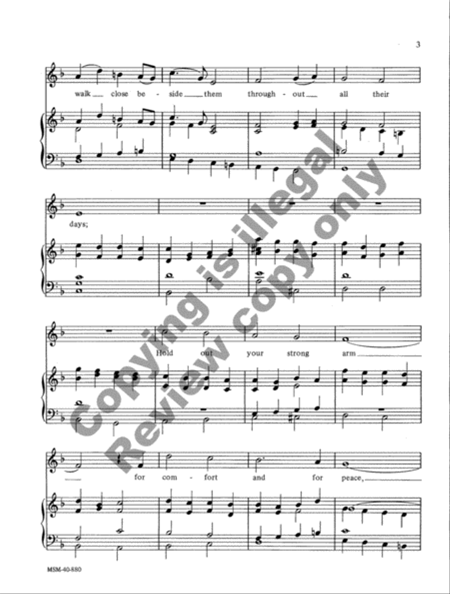 A Wedding Prayer High Voice scores gallery preview page 4